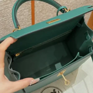 Hermès Kelly Peacock Gree 25
