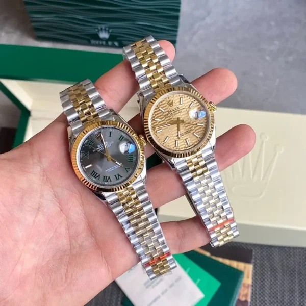 Rolex Datejust 36mm - Gold Wave Dial