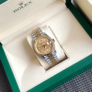 Rolex Datejust 36mm - Gold Wave Dial