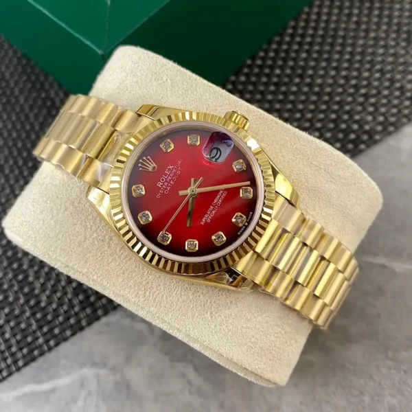 Rolex Lady-Datejust 31mm - Smoky Red