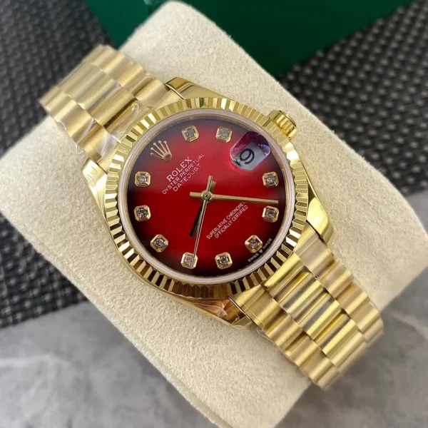 Rolex Lady-Datejust 31mm - Smoky Red