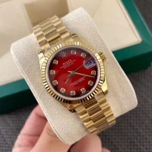 Rolex Lady-Datejust 31mm - Smoky Red