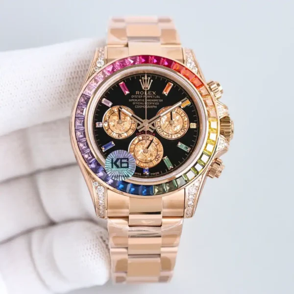 Rolex Rainbow Daytona - Platinum Eye