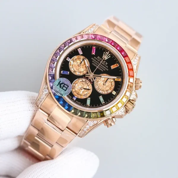 Rolex Rainbow Daytona - Platinum Eye